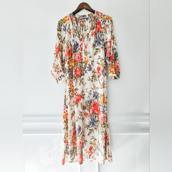 ZARA floral print dress - Picture 5 of 10